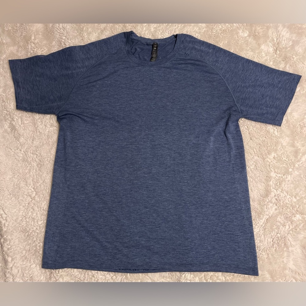 Lululemon Metal Vent Tech SS 2.0 Size XXL Midnight Shadow Tempest Blue